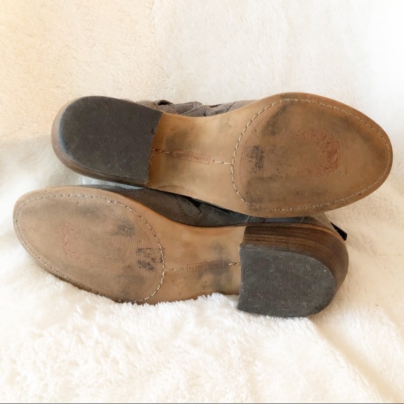 VINCE CAMUTO Prestetta Braided Ankle Bootie Gray Size 7.5 - Picture 14 of 16